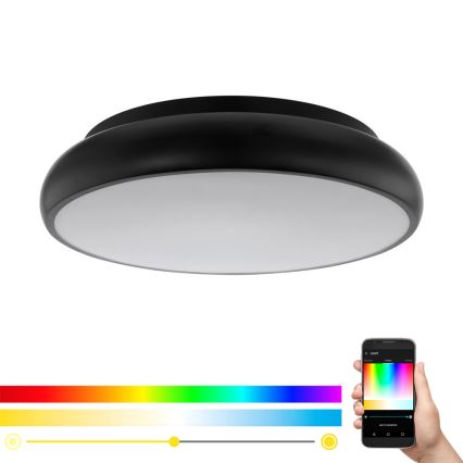 Eglo 96996 - LED RGB Lampa sufitowa RIODEVA-C 1xLED/27W/230V