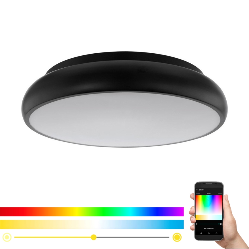 Eglo 96996 - LED RGB Lampa sufitowa RIODEVA-C 1xLED/27W/230V