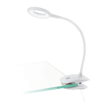 Eglo - LED Lampa ściemnialna z klipsem 1xLED/3W/230V 500 mAh biała