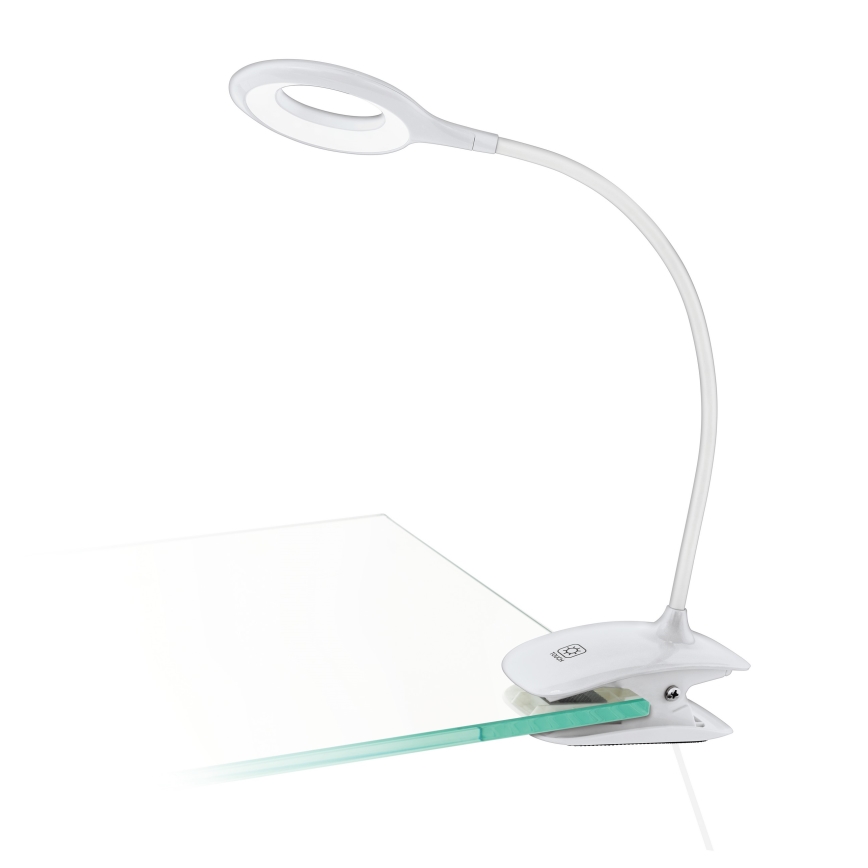 Eglo - LED Lampa ściemnialna z klipsem 1xLED/3W/230V 500 mAh biała