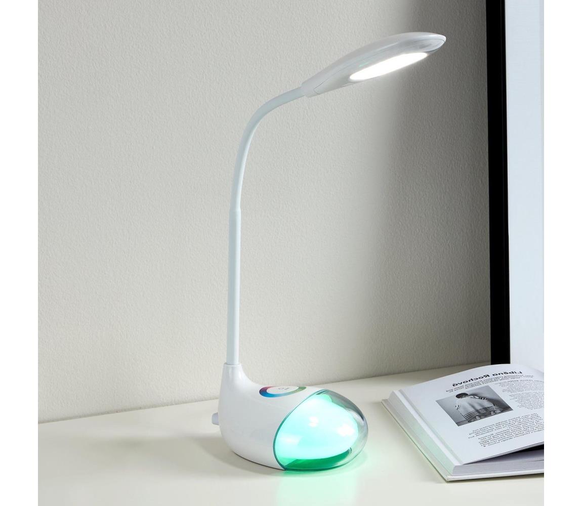 Eglo 97078 - LED Lampa stołowa CABADO 1 1xLED/2,2W+0,3W/230V RGB