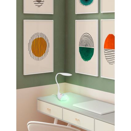 Eglo - LED Ściemnialna lampka stołowa LED/2,2W+0,3W/230V RGB