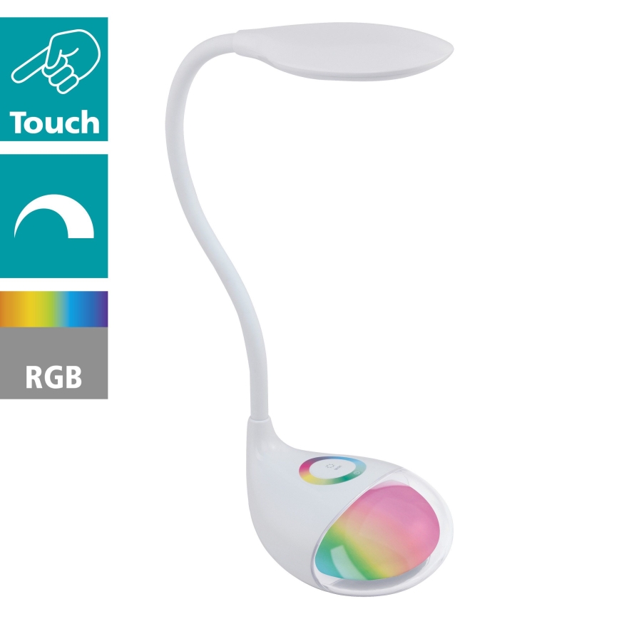 Eglo - LED Ściemnialna lampka stołowa LED/2,2W+0,3W/230V RGB