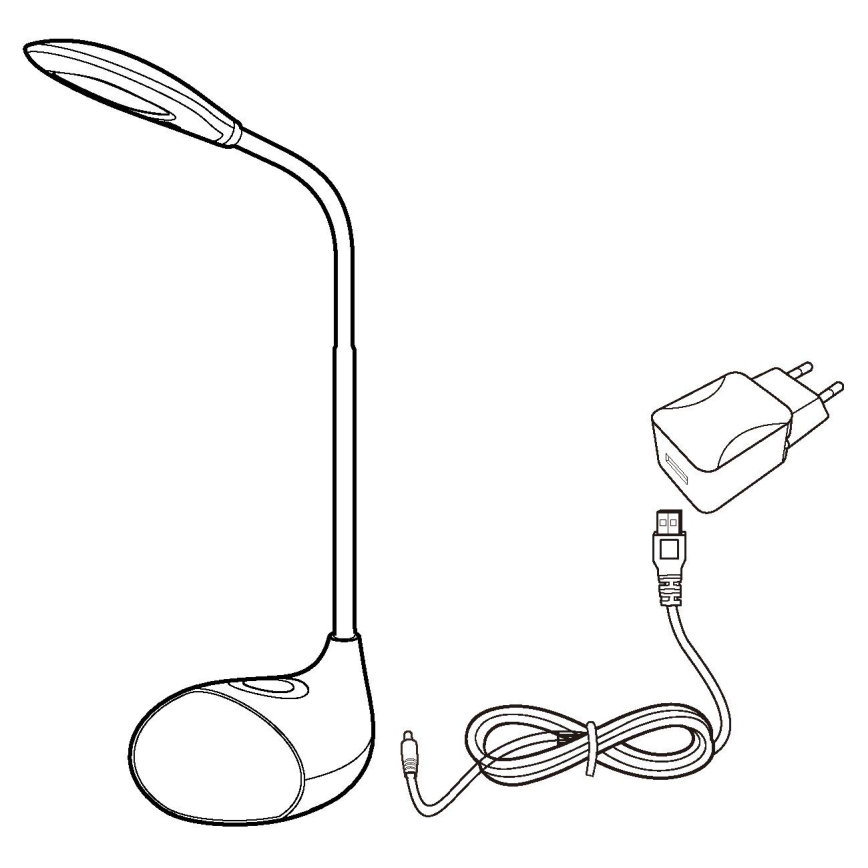 Eglo - LED Ściemnialna lampka stołowa LED/2,2W+0,3W/230V RGB