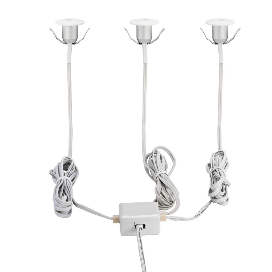 Eglo - LED Łazienkowa oprawa wpuszczana 3xLED/1W/230V IP44
