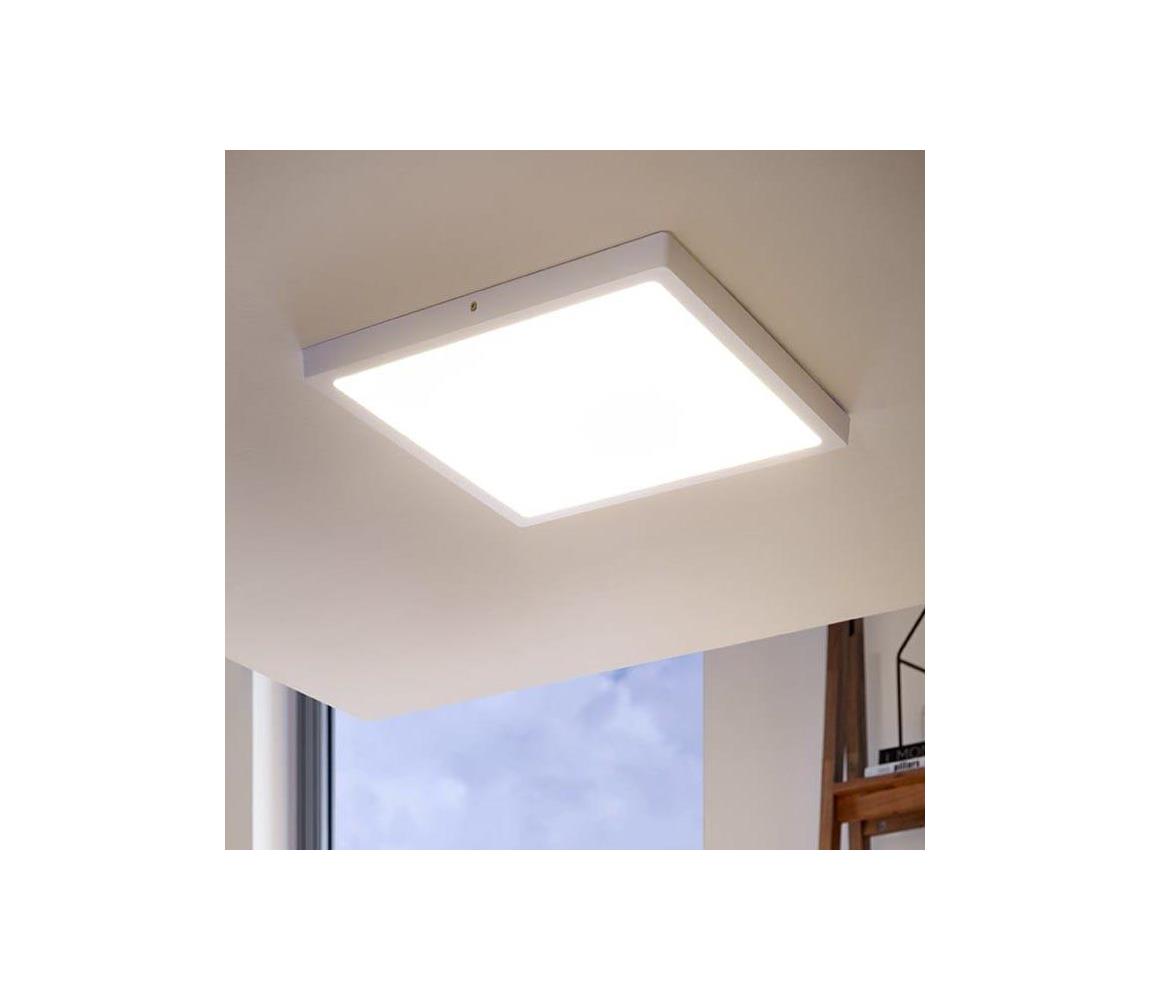 Eglo 97264 - LED Plafon FUEVA 1 1xLED/25W/230V biały kanciasty 2500 lm