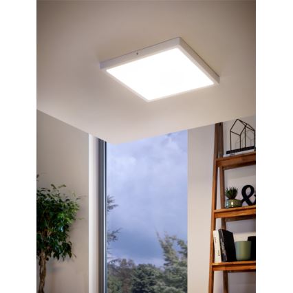 Eglo - Lampa sufitowa LED 1xLED/25W/230V, biała, kwadratowa, 2500 lm, 40x40 cm