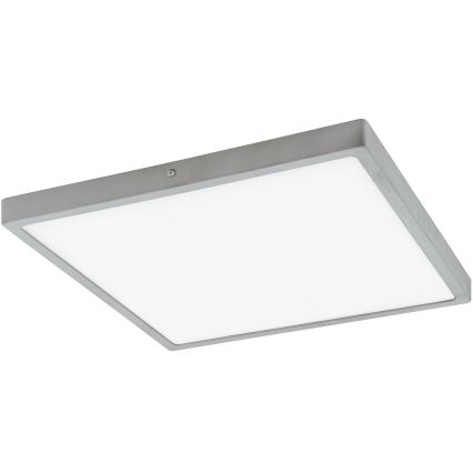 Eglo - LED Plafon 1xLED/25W/230V srebrny kanciasty