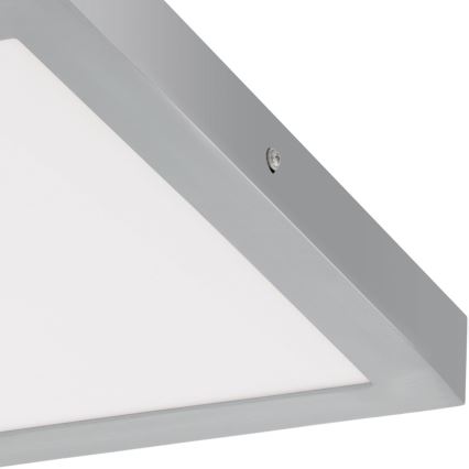 Eglo - LED Plafon 1xLED/25W/230V srebrny kanciasty