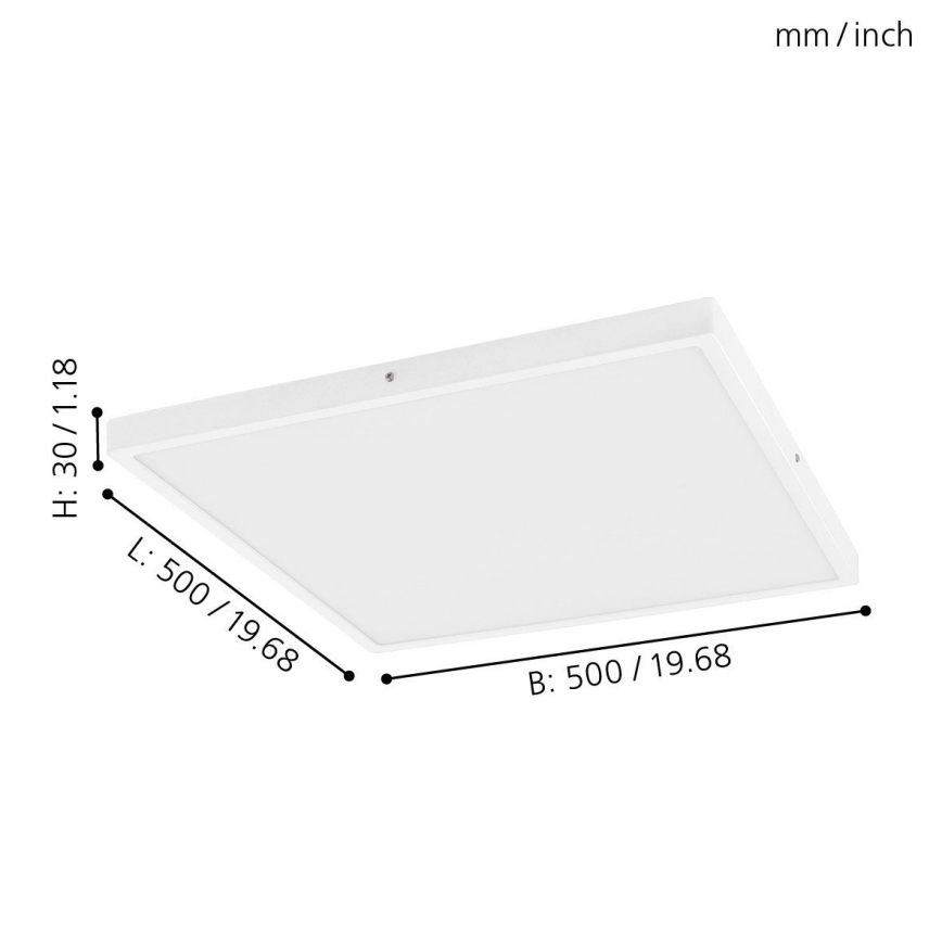 Eglo - LED Plafon ściemnialny 1xLED/25W/230V