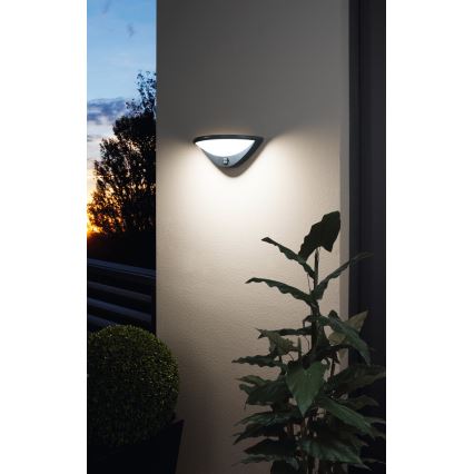 Eglo 97312 - LED Kinkiet zewnętrzny z czujnikiem BELCREDA LED/9,3W/230V IP44