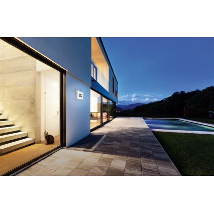 Eglo - Solarny numer domu LED/2W/3,7V 2000 mAh IP44