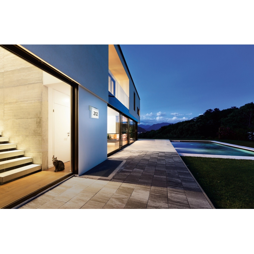 Eglo - Solarny numer domu LED/2W/3,7V 2000 mAh IP44