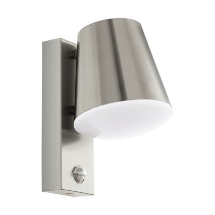 Eglo 97453 - Zewnętrzna lampa ścienna z czujnikiem CALDIERO 1xE27/10W/230V IP44