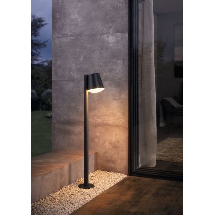 Eglo - LED RGB Ściemnialna lampa zewnętrzna CALDIERO-C 1xE27/9W/230V antracyt IP44