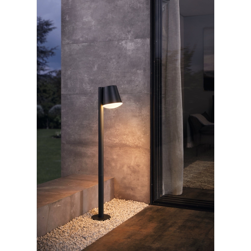 Eglo - LED RGB Ściemnialna lampa zewnętrzna CALDIERO-C 1xE27/9W/230V antracyt IP44