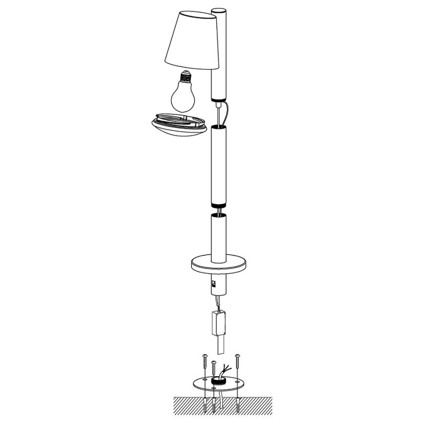 Eglo - LED RGB Ściemnialna lampa zewnętrzna CALDIERO-C 1xE27/9W/230V antracyt IP44