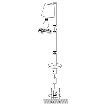 Eglo - LED RGB Ściemnialna lampa zewnętrzna CALDIERO-C 1xE27/9W/230V chrom matowy