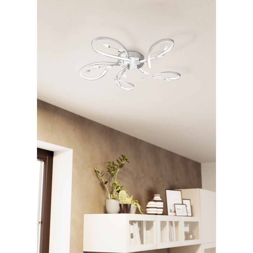 Eglo - LED Plafon kryształowy 5xLED/6,6W/230V