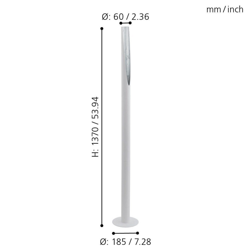 Eglo - LED Lampa podłogowa 1xGU10/4,5W/230V