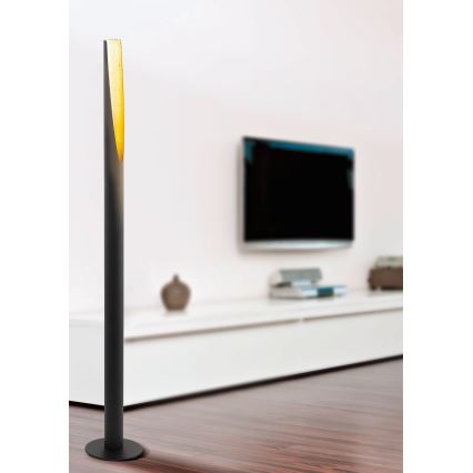 Eglo - LED Lampa podłogowa 1xGU10/4,5W/230V czarna