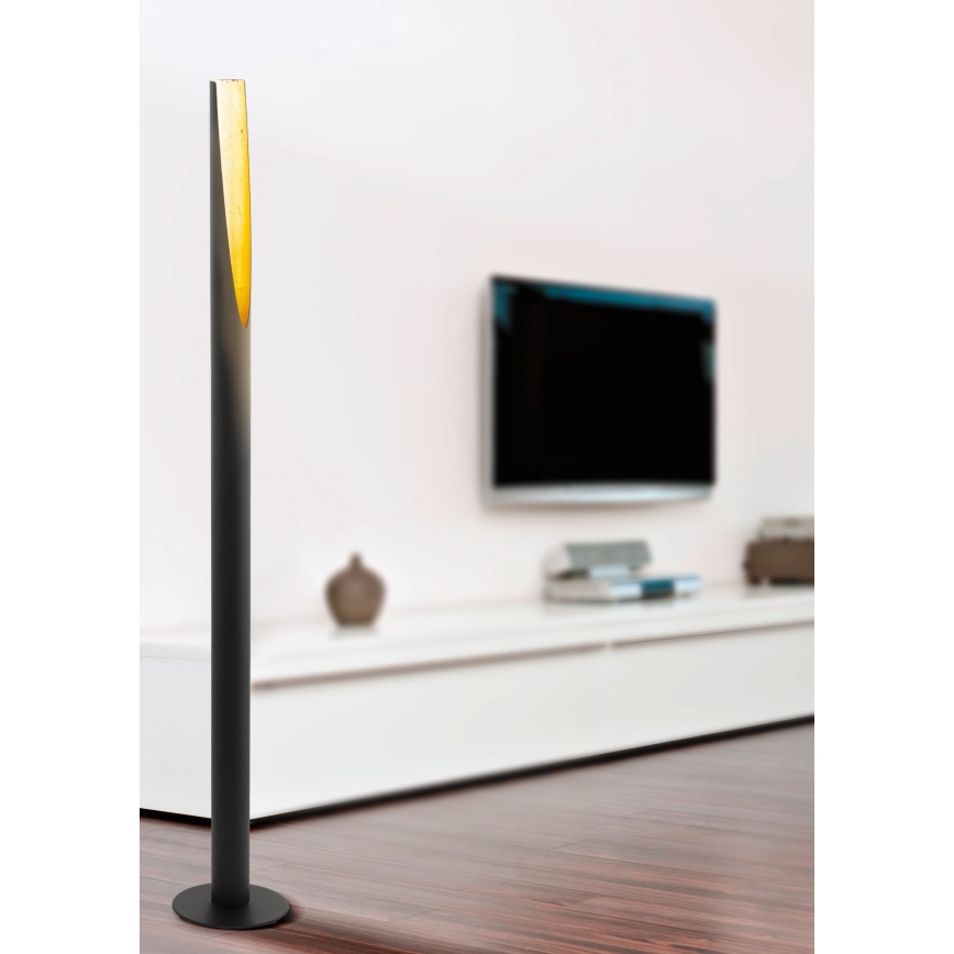 Eglo - LED Lampa podłogowa 1xGU10/4,5W/230V czarna