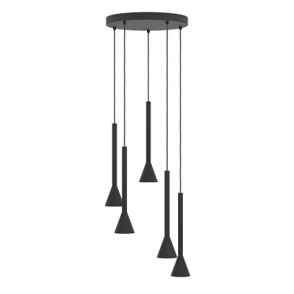 Eglo - LED Żyrandol na lince 5xGU10/5W/230V