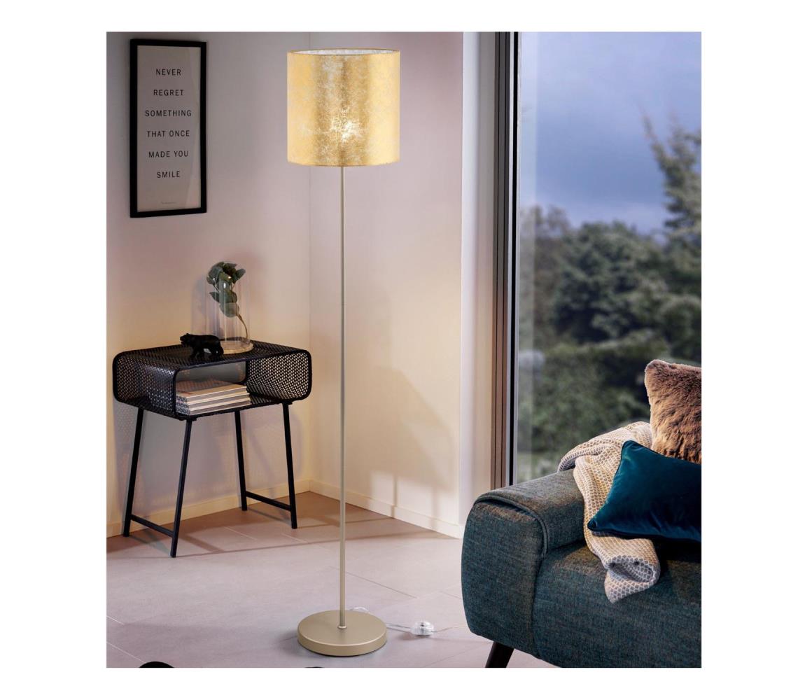 Eglo 97647 - Lampa podłogowa VISERBELLA 1xE27/60W/230V