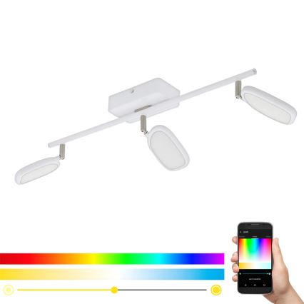 Eglo - LED RGB Oprawa punktowa PALOMBARE-C 3xLED/5W/230V