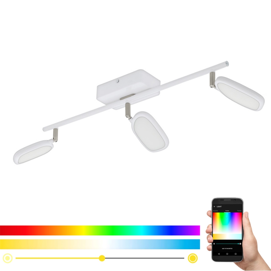 Eglo - LED RGB Oprawa punktowa PALOMBARE-C 3xLED/5W/230V