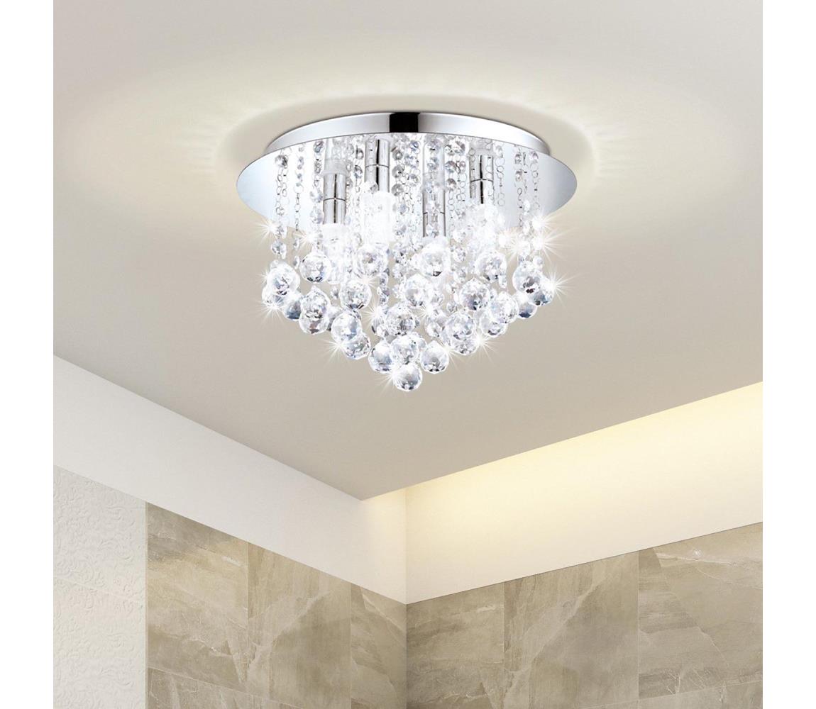 Eglo 97699 - LED Krzystałowe oświetlenie łazienkowe ALMONTE 8xG9/3W/230V IP44