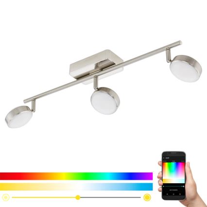 Eglo - LED RGB Oprawa punktowa CORROPOLI-C 3xLED/5W/230V
