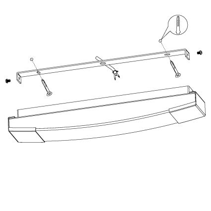 Eglo - LED Oświetlenie łazienkowe lustra LED/8,3W/230V IP44