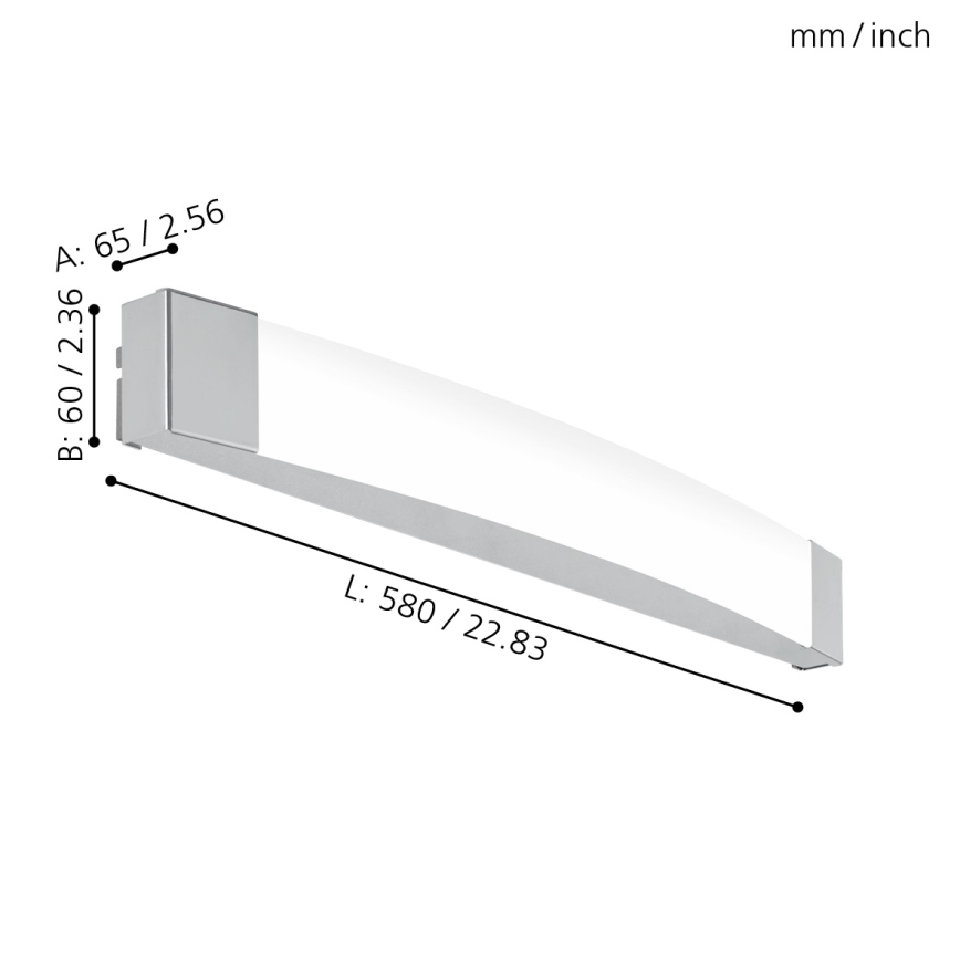 Eglo - LED Łazienkowe oświetlenie lustra LED/16W/230V IP44