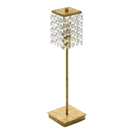 Eglo 97725 - LED Kryształowa lampa stołowa PYTON GOLD LED/3W/230V