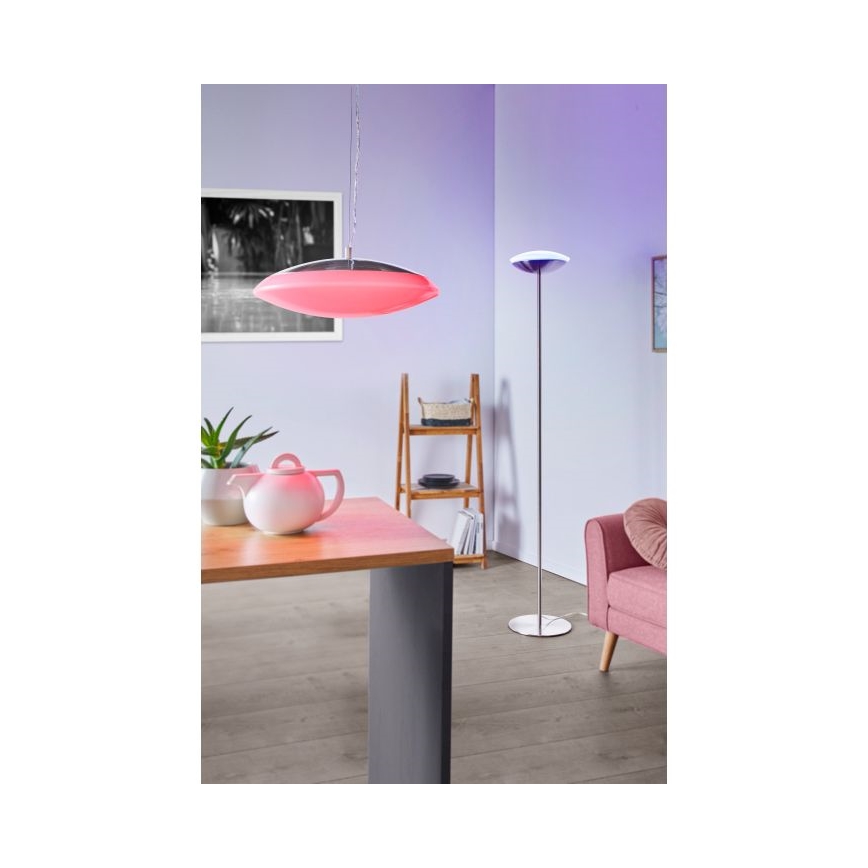 Eglo 97812 - LED RGB ściemnialna lampa wisząca na przewodzie FRATTINA-C LED/27W/230V