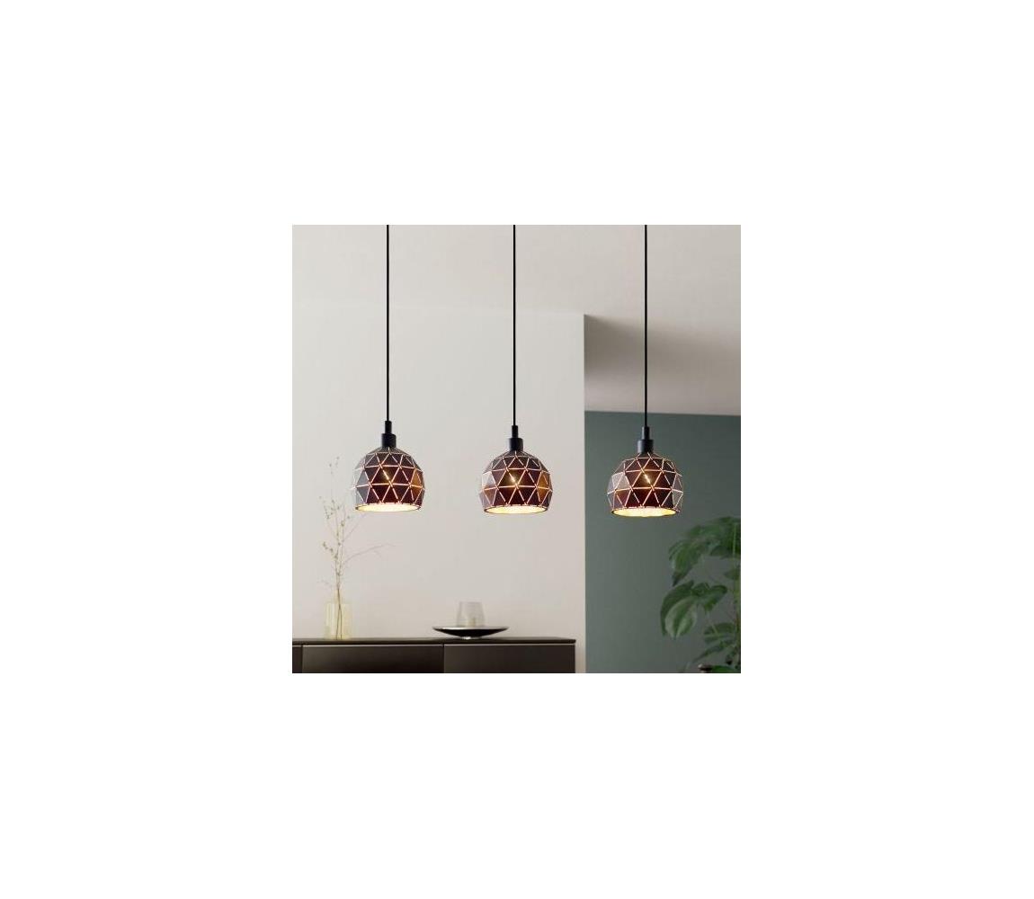 Eglo 97846 - Żyrandol na lince ROCCAFORTE 3xE14/40W/230V