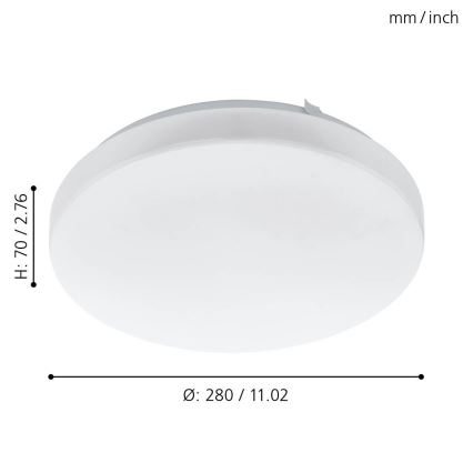 Eglo - LED Plafon LED/11,5W/230V