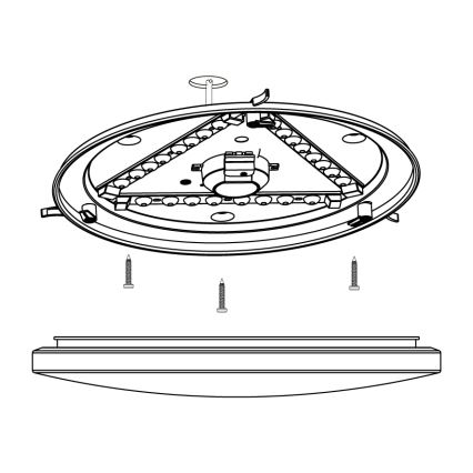 Eglo - LED Plafon LED/14,6W/230V