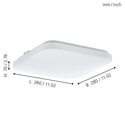 Eglo - LED Plafon  LED/11,5W/230V