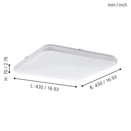 Eglo - LED Plafon LED/33,5W/230V