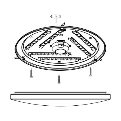 Eglo - LED Plafon  LED/33,5W/230V