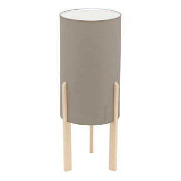 Eglo 97893 - Lampa stołowa CAMPODINO 1xE27/60W/230V wysokość 400mm taupe