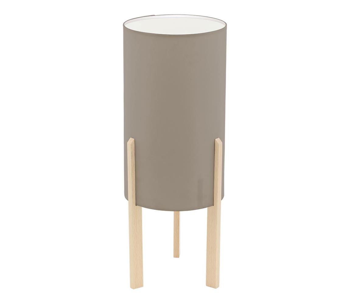 Eglo 97893 - Lampa stołowa CAMPODINO 1xE27/60W/230V wysokość 400mm brązowa