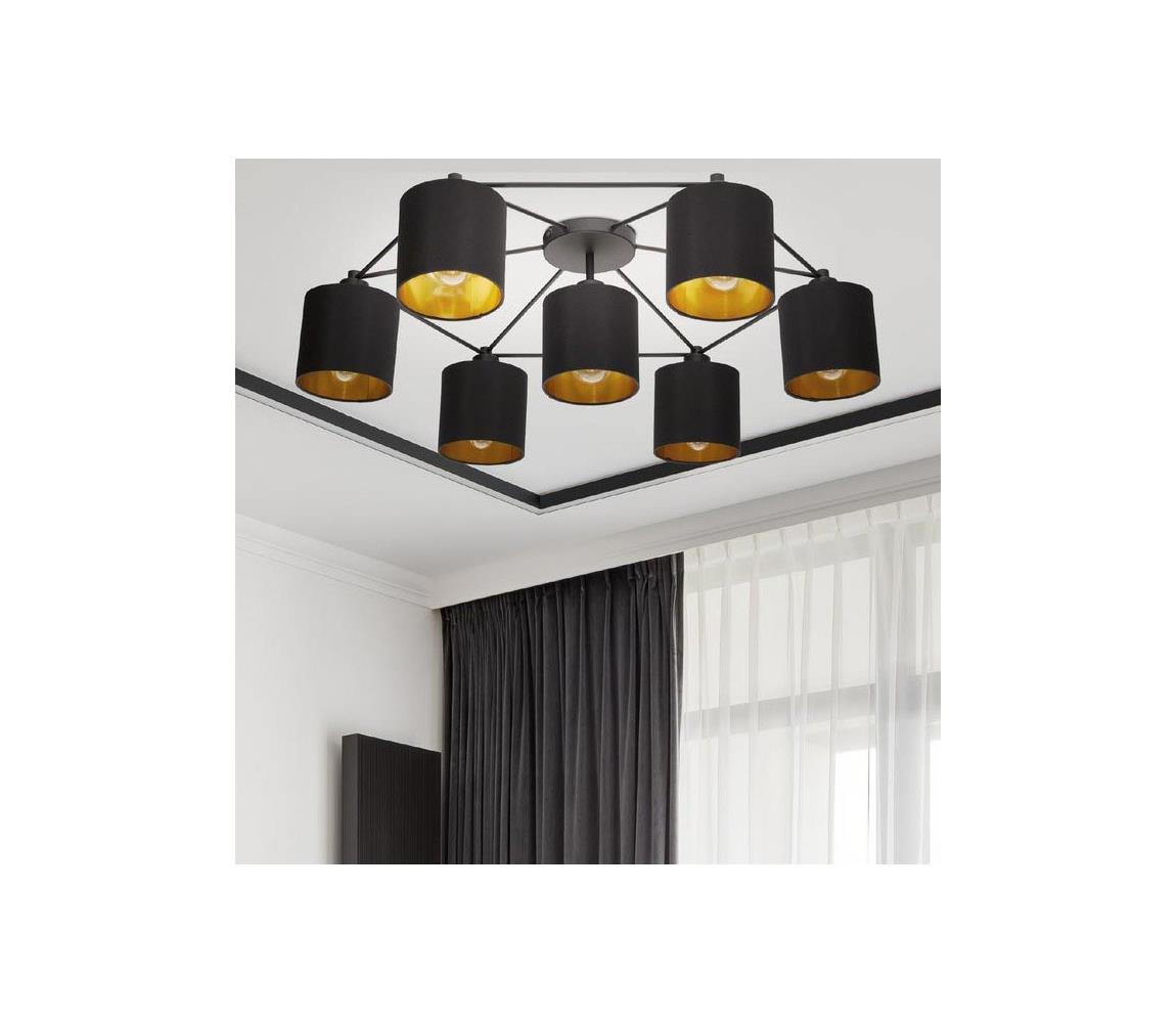 Eglo 97895 - Żyrandol natynkowy STAITI 7xE27/40W/230V
