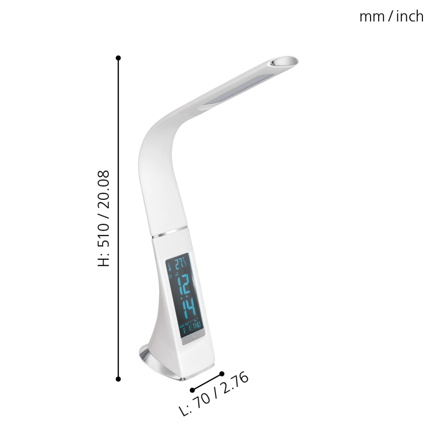 Eglo - Ściemnialna LED Lampa stołowa LED/3,2W/230V