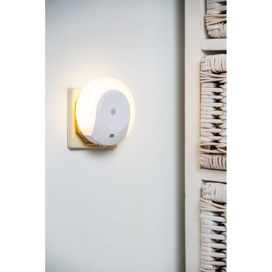 Eglo - LED Oświetlenie nocne z czujnikiem 2xLED/0,4W/230V 3000K