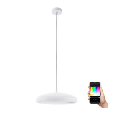 Eglo 98046 - LED RGB ściemnialny żyrandol na linkach RIODEVA-C LED/27W/230V