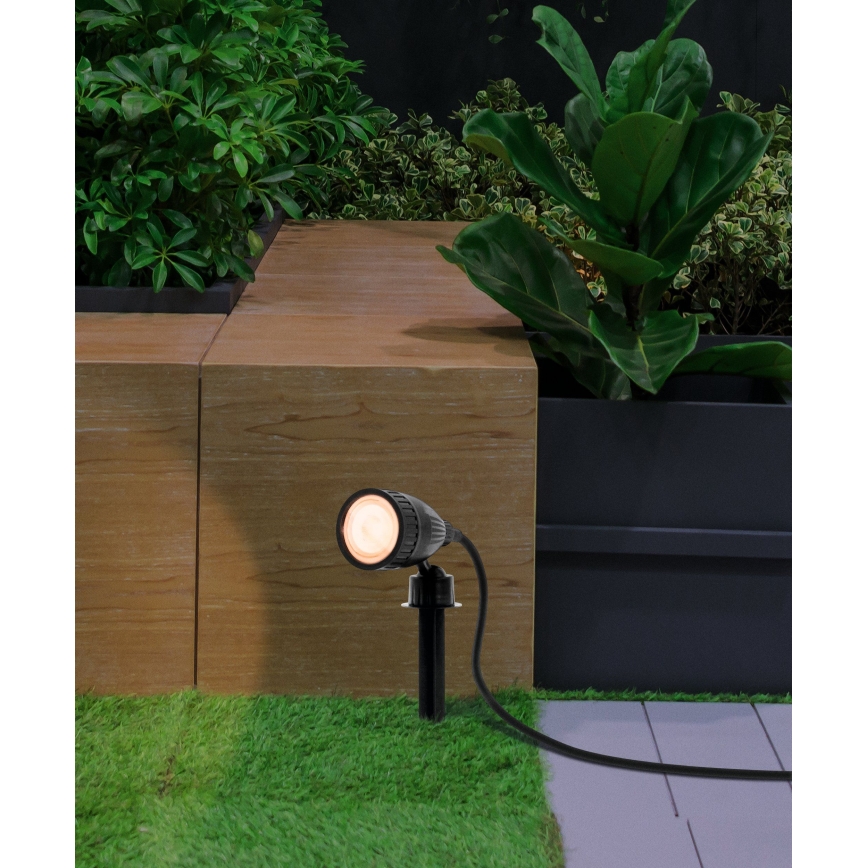 Eglo 98052 - Lampa zewnętrzna LED RGB NEMA-C 1xGU10/5W/230V IP44