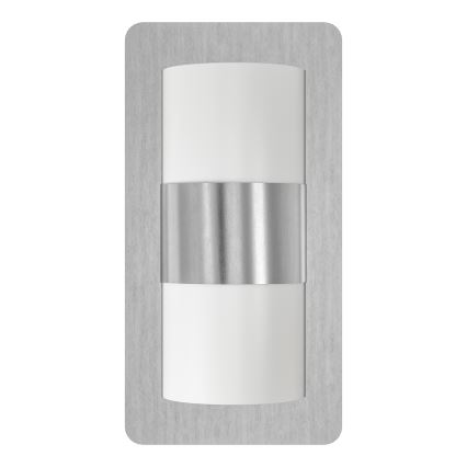 Eglo - Oświetlenie zewnętrzne 2xE27/10W/230V IP4matowy chrom